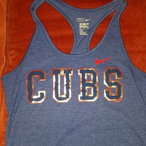 Nike Size M Chicago Cubs Racerback Tank